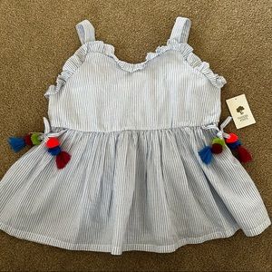 NWT 10-12 Tucker + Tate Swing Top Pinstripe summer